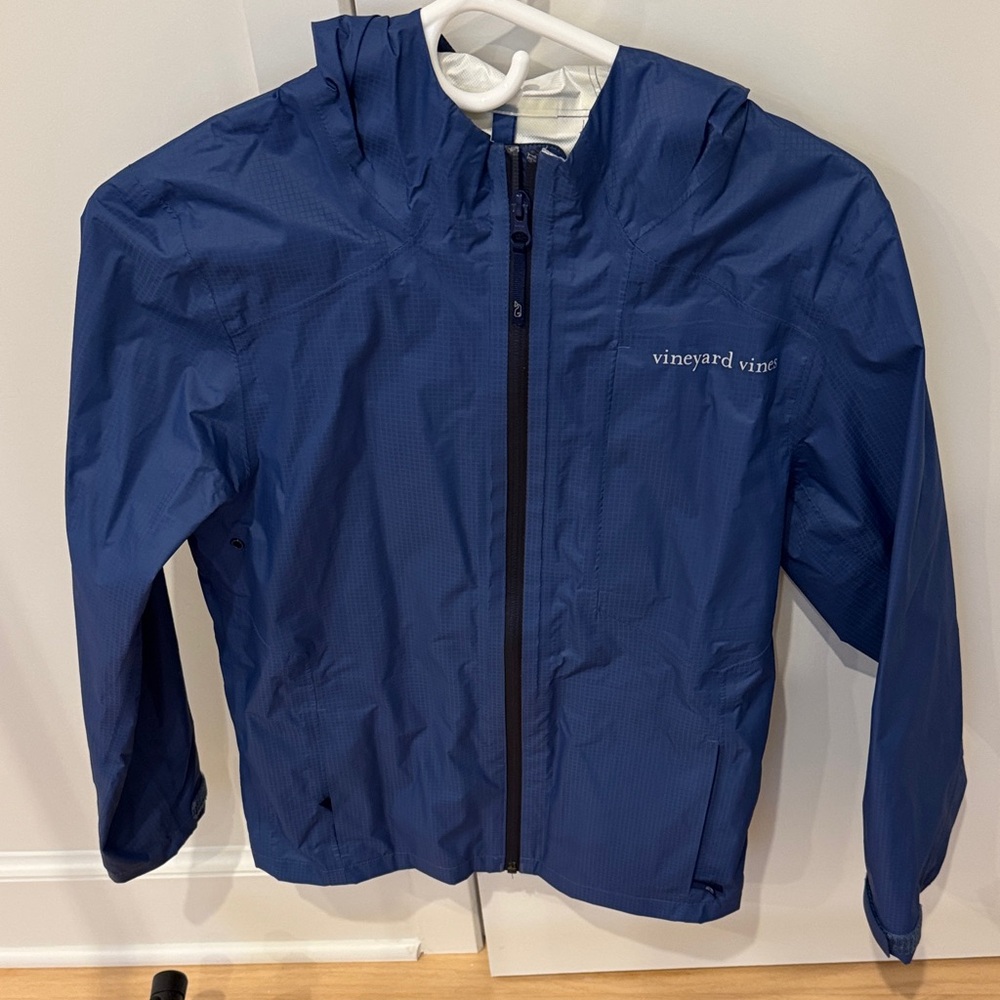 Vineyard Vines Kids Navy Raincoat